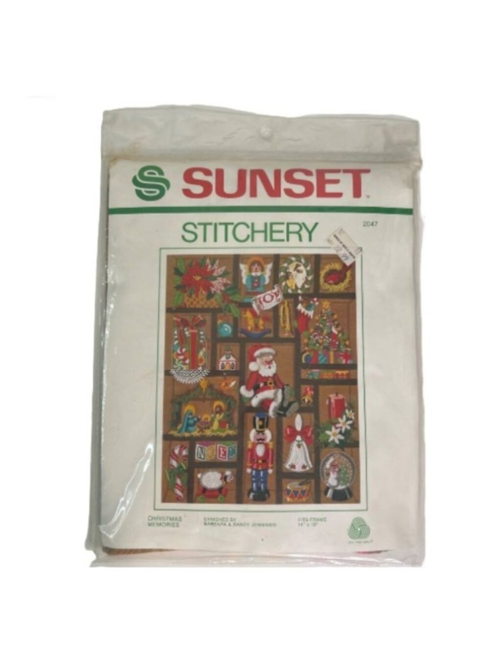 Vintage Sunset Stitchery Christmas Memories Needlepoint Kit New Unopened
